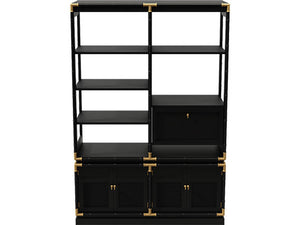 50" Unfinished 5 Door Vintage Hutch #08352