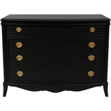 47" Unfinished 4 Drawer Vintage Dresser #08653