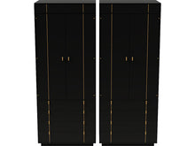 Load image into Gallery viewer, 31.5&quot; Unfinished 2 Door 4 Drawer Vintage Cabinet Set of 2 #08241
