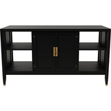 44" Unfinished 2 Door Vintage Bar Cart #08843