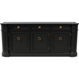 72" Unfinished 3 Door 3 Drawer Drexel Vintage Buffet #08860
