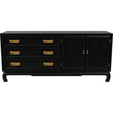 68" Unfinished 2 Door 3 Drawer Vintage Buffet #08822