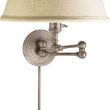 Boston Swing Arm with Linen Shade