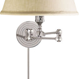 Boston Swing Arm with Linen Shade