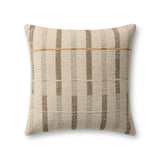 Ivory / Brown Pillow