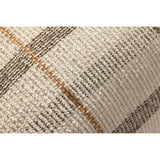 Ivory / Brown Pillow
