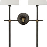 Bryant Large Double Tail Sconce