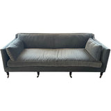 90" Blue Velvet Madeline Sofa