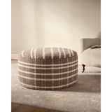 Chris Loves Julia x Loloi  Chocolate Pouf