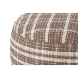 Chris Loves Julia x Loloi  Chocolate Pouf