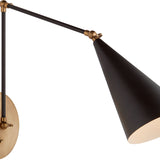 Clemente Double Arm Library Sconce