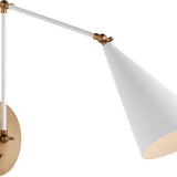 Clemente Double Arm Library Sconce