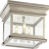 Club Small Square Flush Mount