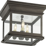 Club Small Square Flush Mount