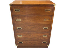 Load image into Gallery viewer, 34&quot; Unfinished 5 Drawer Vintage Tallboy #08344
