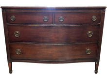 Load image into Gallery viewer, 48&quot; Unfinished 4 Drawer Vintage Dresser #08295
