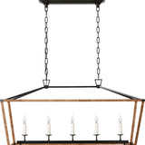 Darlana Medium Rattan Wrapped Linear Lantern
