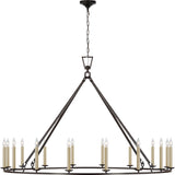 Darlana Oversized Single Ring Chandelier