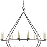 Darlana Oversized Two Tier Chandelier