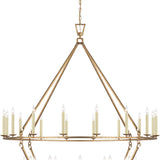 Darlana Oversized Two Tier Chandelier
