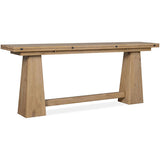 82" Driftwood Flip-Top Console Table