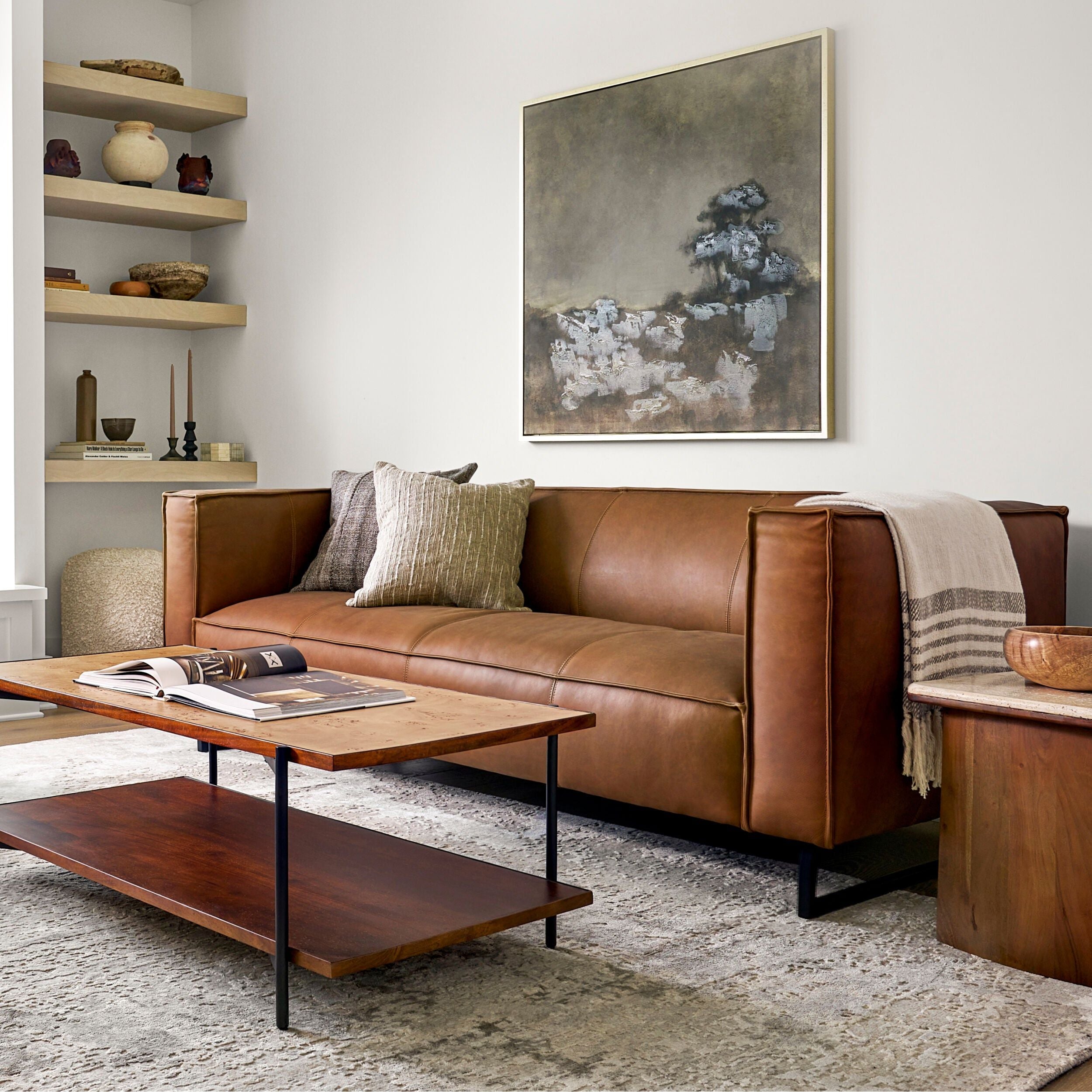 Shop sofas and discover refinishing services in the Des Moines area. MegMade designs has been featured in Wall Street Journal for their modern traditional farmhouse living room home design style. Visit the MegMade store in the Wicker Park - Chicago area.