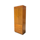 31.5" Finished Marseilles 2 Door 4 Drawer Hickory Manufacturing Co. Vintage Cabinet #08239