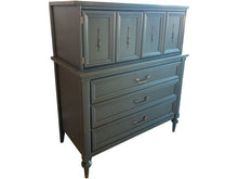 Load image into Gallery viewer, 42&quot; Finished 3 Drawer 2 Door Hunter Vintage Tallboy #08422
