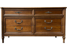 Load image into Gallery viewer, 61&quot; Unfinished 9 Drawer Henredon Fine Furniture Vintage Dresser #08294
