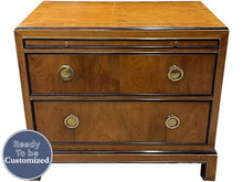 Load image into Gallery viewer, 26&quot; Unfinished 2 Drawer Heritage Vintage Single Nightstand #08348

