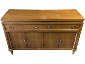 50" Unfinished 4 Door 2 Drawer John M. Smyth Company Vintage Buffet/Bar Cart #08259