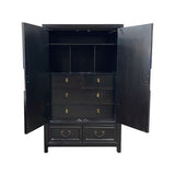 42" Unfinished 2 Door 2 Drawer Century Vintage Cabinet #08320