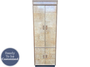 26" Unfinished 4 Door Henredon Vintage Hutch #08451