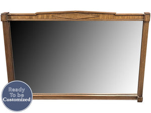 53"W Unfinished Vintage Mirror #08291