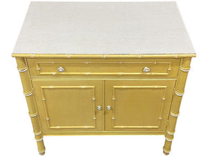 30" Unfinished 1 Drawer 2 Door Thomasville Vintage Bamboo Style Buffet #08316