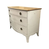 46" Finished Ashland Satin 3 Drawer Vintage Dresser #08261