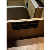 54" Unfinished 2 Door 5 Drawer John M.Smyth Company Vintage Buffet #08365