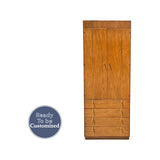 31.5" Unfinished 2 Door 4 Drawer Vintage Cabinet #08238