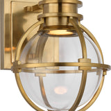Gracie Single Sconce with Clear Glass