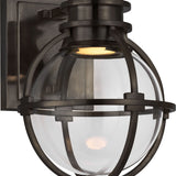 Gracie Single Sconce with Clear Glass