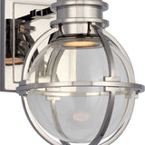 Gracie Single Sconce with Clear Glass