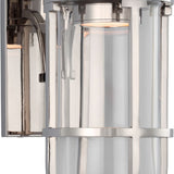 Gracie Tall Bracketed Sconce with Clear Glass