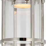 Gracie Tall Flush Mount with Clear Glass