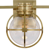 Gracie Triple Sconce with Clear Glass