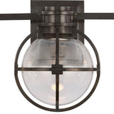 Gracie Triple Sconce with Clear Glass