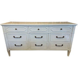 64.5" Finished Marseilles Gloss 9 Drawer Rway Vintage Dresser #08290 : At Our Munster Location
