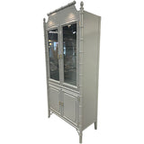 38" Finished High Gloss Light Blue FB 4 Drawer Drexel Vintage Hutch #08829