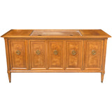 64" Unfinished 4 Door Vintage Buffet #09001