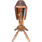 24'' Unfinished Vintage Dining Table Foldable #08973
