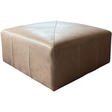 37" Miles Leather Ottoman | ready to ship!
